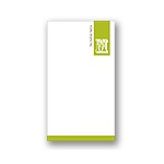 Simple Monogram -- Green Personalized Note Card