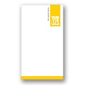 Simple Monogram -- Yellow Personalized Note Card