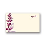 Elegant -- Purple Personalized Note Card