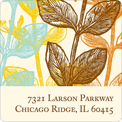 Elegant Floral -- Address Label