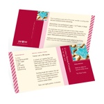 Holiday Recipe in Red -- Christmas Photo Cards