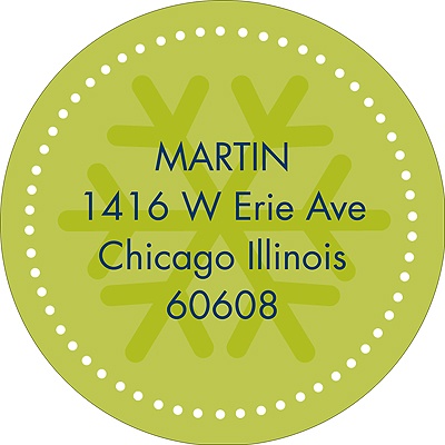 Winter Brilliance -- Address Label