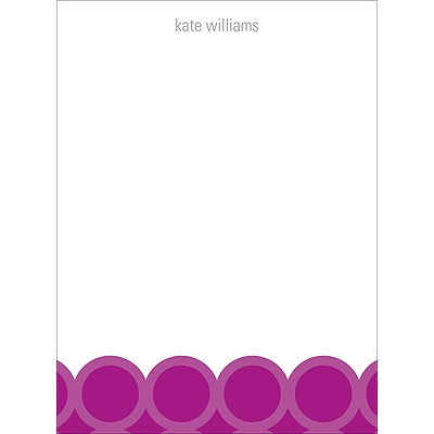 Bright Rings -- Personalized Note Card