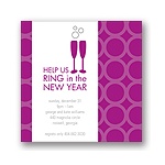Bright Rings -- Holiday Party Invitation