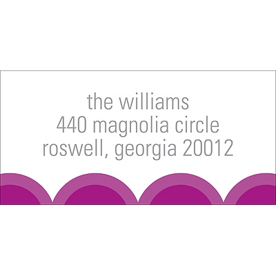 Bright Rings -- Address Label
