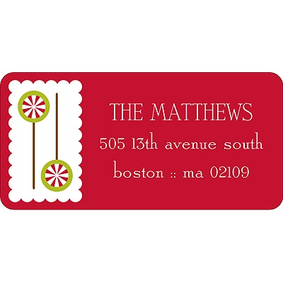 Gingerbread Lane -- Address Label