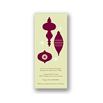 Ornamental -- Purple Holiday Party Invitation