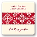 Chic Pattern -- Christmas Gift Stickers