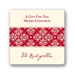 Chic Pattern -- Christmas Gift Stickers