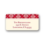 Chic Pattern -- Christmas Address Label