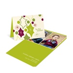 Playful Christmas Leaves -- Christmas Card
