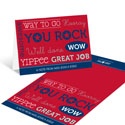 Positivity -- Red Personalized Note Card