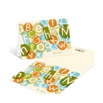 Alphabet Fun -- Personalized Note Card