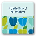 Mod Apples -- Blue Book Sticker