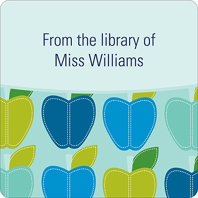 Mod Apples -- Blue Book Sticker