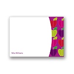 Mod Apples -- Personalized Note Card