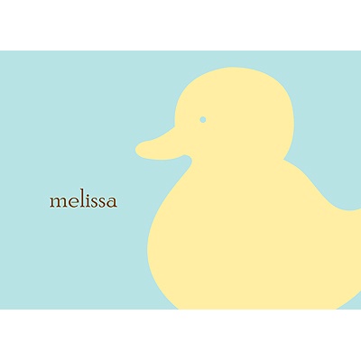 Quack! -- Personalized Note Card