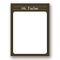 Chalk Board -- Personalized Note Card