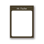 Chalk Board -- Personalized Note Card
