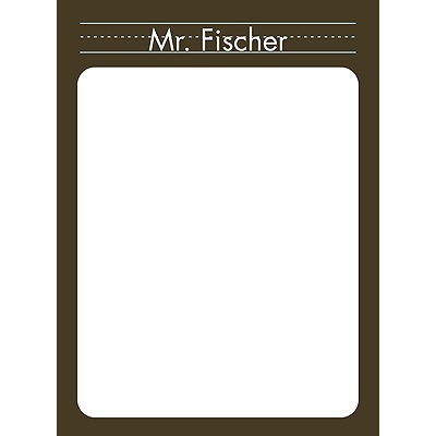 Chalk Board -- Personalized Note Card