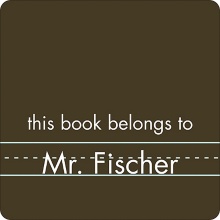 Chalk Board -- Book Sticker