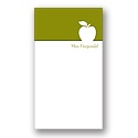 Apple A Day -- Green Personalized Note Card