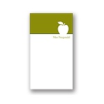 Apple A Day -- Green Personalized Note Card