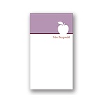 Apple A Day -- Purple Personalized Note Card