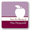 Apple A Day -- Purple Book Sticker