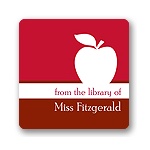 Apple A Day -- Red Book Sticker