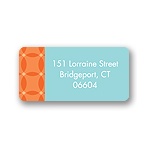 Togetherness -- Orange Address Label