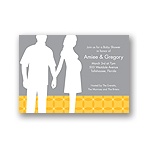 Togetherness -- Yellow Baby Shower Invitations