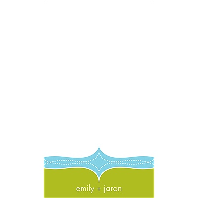 THE GOLDEN TICKET -- BOY PHOTO BIRTH ANNOUNCEMENT, 2in. x 4in. Folded Holiday Card