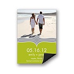 Elegant Swirls -- Photo Save the Date Magnets