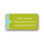 Elegant Swirls -- Return Address Labels