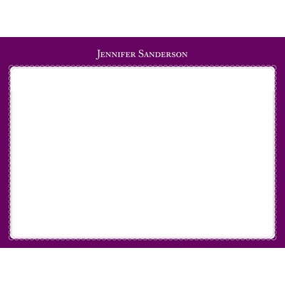 Two Tones -- Personalized Note Card