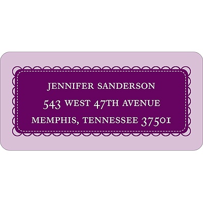 Two Tones -- Address Label