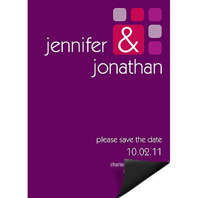 Mod Blocks -- Save the Date Magnet