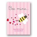Bee Mine -- Kid's Valentine's Day Card