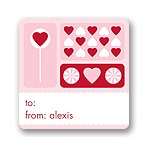 Sweet Love -- Valentine's Day Personalized Stickers