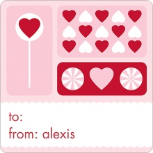 Sweet Love -- Valentine's Day Personalized Stickers