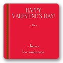 Love Stamp -- Valentine's Day Gift Tag Sticker