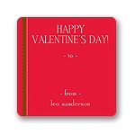 Love Stamp -- Valentine's Day Personalized Stickers