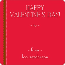 Love Stamp -- Valentine's Day Personalized Stickers