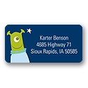 Out of this World -- Valentine's Day Address Label