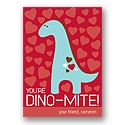 Dino-Mite -- Kid's Valentine's Day Card