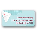 Plane Cool -- Valentine's Day Address Label