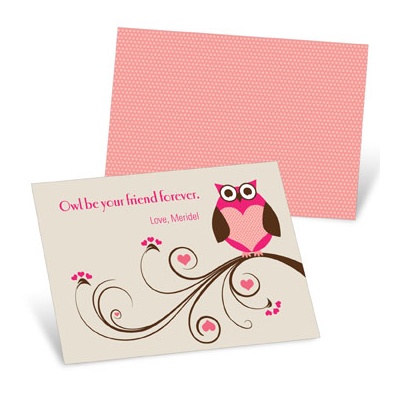Owl Be --  Valentine's Day Cards for Kids
