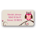 Owl Be -- Valentine's Day Address Label