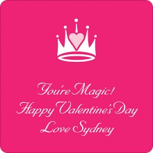 Magical -- Valentine's Day Personalized Stickers